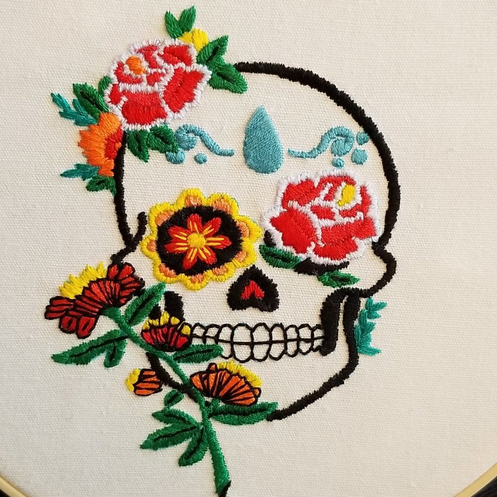 Skull Embroidery